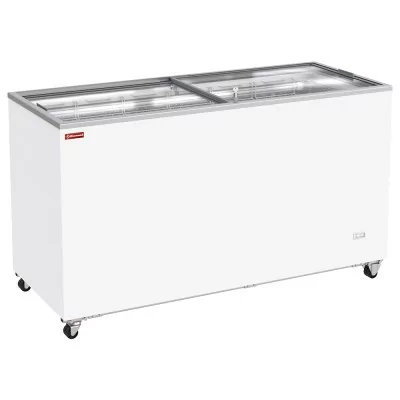 DIAMOND - Conservateur bahut, 503 litres, couvercles coulissants sur roulettes