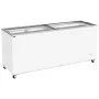 DIAMOND - Conservateur bahut, 672 litres, couvercles coulissants sur roulettes