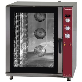 DIAMOND - Four à convection électrique, 11x EN (GN), humidificateur automatique