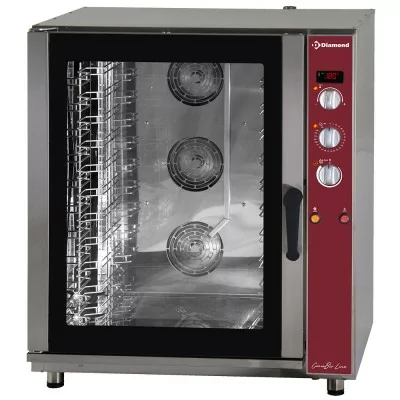 DIAMOND - Four à convection électrique, 11x EN (GN), humidificateur automatique
