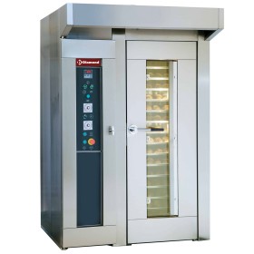 DIAMOND - Four pour boulangerie et pâtisserie, rotatif, 15 ou 18 Niv. (450x650 mm ou 500x700 mm)