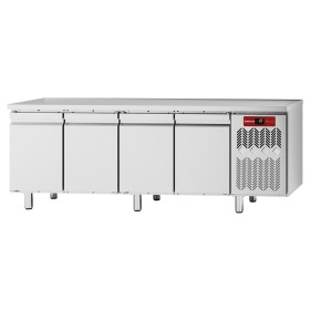 DIAMOND - Table frigorifique, ventilée, 4 portes GN 1/1