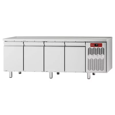 DIAMOND - Table frigorifique, ventilée, 4 portes GN 1/1