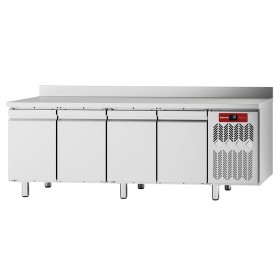 DIAMOND - Table frigorifique murale, ventilée, 4 portes GN 1/1, 550 litres