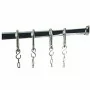 DIAMOND - Kit charcuterie barre inox et 4 crochets (complémentaire)