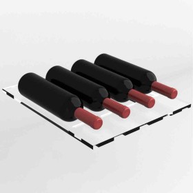 DIAMOND - Tablette en plexiglas avec supports de montage