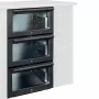 DIAMOND - Kit bloc tiroirs vitrés (1/3 + 1/3 + 1/3) x RLB...