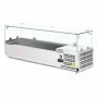 POLAR - Saladette réfrigérée capacité 5 GN 1/4, parois en verre