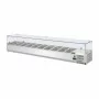 POLAR - Saladette réfrigérée capacité 10 GN 1/4 parois en verre