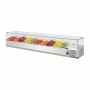 POLAR - Saladette réfrigérée capacité 10 GN 1/4 parois en verre