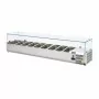 POLAR - Saladette réfrigérée capacité 9 GN 1/3 parois en verre