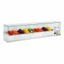 POLAR - Saladette réfrigérée capacité 9 GN 1/3 parois en verre