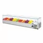 POLAR - Saladette réfrigérée capacité 9 GN 1/3 parois en verre