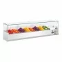 POLAR - Saladette réfrigérée capacité 8 GN 1/3 parois en verre