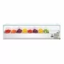 POLAR - Saladette réfrigérée capacité 8 GN 1/3 parois en verre