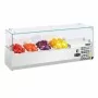 POLAR - Saladette réfrigérée capacité 3 GN 1/3 & 1 GN 1/2 parois en verre