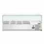 POLAR - Saladette réfrigérée capacité 3 GN 1/3 & 1 GN 1/2 parois en verre