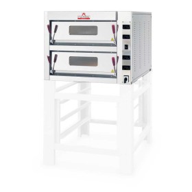 ITALFORNI - Occasion - Four à pizza électrique 2 chambres 8 pizzas commandes digitales