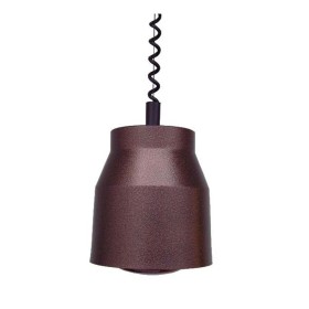 SOFRACA - Déclassé - Lampe chauffante infrarouge suspendue cuivrée noire