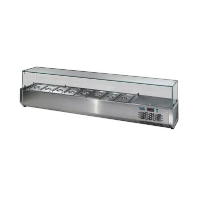 SOFRACOLD - Déclassé - Vitrine réfrigérée pour tables à pizza 8 GN 1/3