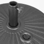 BOLERO - Pied de parasol en plastique noir 40 L
