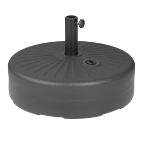 BOLERO - Pied de parasol en plastique noir 40 L