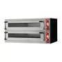 GASTRO M - Four à pizza Milan 2 avec 2 chambres 3 pizzas Ø 35 cm