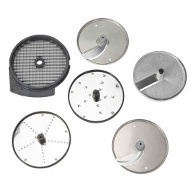 DITO SAMA - Kit 6 diques de coupe - diam. 175 mm - (trancheur 2&5&10 mm, râpeur 3&7 mm, grille 10x10 mm)