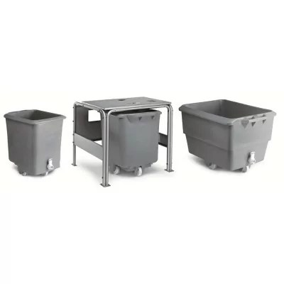 SCOTSMAN - Châssis support inox avec chariot à glace isotherme, capacité 300 kg