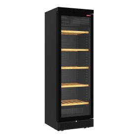 DIAMOND - Déclassé - Vitrine cave à vins ventilée 382 litres - 5 niveaux - sans cadre - NOIRE