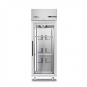 COLDLINE - Déclassé - Armoire réfrigérée positive MASTER - Groupe logé - 1 porte vitrée - 600 L