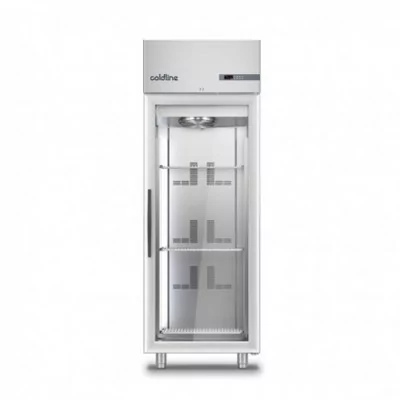 COLDLINE - Déclassé - Armoire réfrigérée positive MASTER - Groupe logé - 1 porte vitrée - 600 L