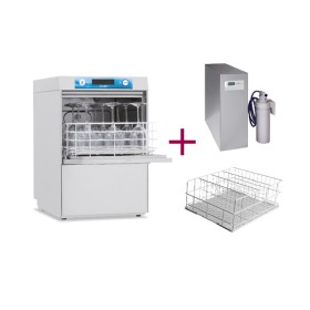 ELETTROBAR - Pack Stop Essuyage - Lave-verres panier 400 x 400 mm avec osmoseur