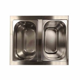SOFRACA - 2 bacs GN 1/4 P. 150 mm pour bain-marie PICCOLO