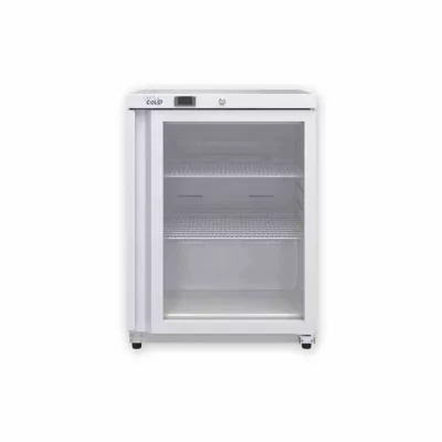 SOFRACOLD - Armoire réfrigérée positive - Finition blanche - Porte vitrée - 200 L