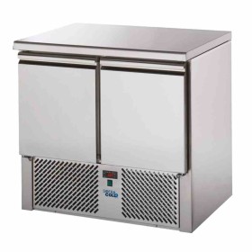 SOFRACOLD - Mini table réfrigérée inox GN 1/1 - Positive - 2 portes