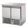 SOFRACOLD - Mini table réfrigérée inox GN 1/1 - Positive - 2 portes