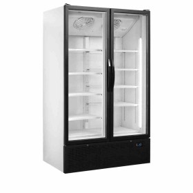 TEFCOLD - Réfrigérateur vitré 2 portes à portes battantes 652 L