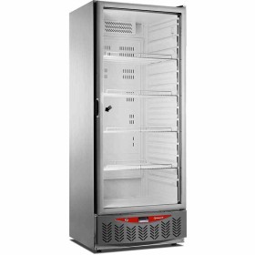 DIAMOND - Frigo ventilé 525 L vitrée GN 2/1 + 600x400 acier inox