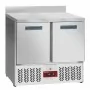 DIAMOND - Table frigorifique 2 portes GN 1/1 avec dosseret