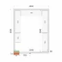 TEFCOLD - Kit rayonnage pour chambre froide CRPF2430