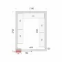 TEFCOLD - Kit rayonnage pour chambre froide CRNF2127