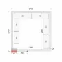 TEFCOLD - Kit rayonnage pour chambre froide CRNF2727