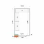 TEFCOLD - Kit rayonnage pour chambre froide CRPF1527