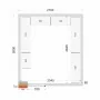 TEFCOLD - Kit rayonnage pour chambre froide CRPF2730