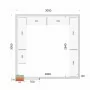 TEFCOLD - Kit rayonnage pour chambre froide CRPF3030