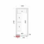 TEFCOLD - Kit rayonnage pour chambre froide CRNF1227