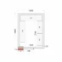 TEFCOLD - Kit rayonnage pour chambre froide CRNF1824