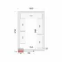 TEFCOLD - Kit rayonnage pour chambre froide CRNF1827