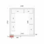 TEFCOLD - Kit rayonnage pour chambre froide CRNF2427